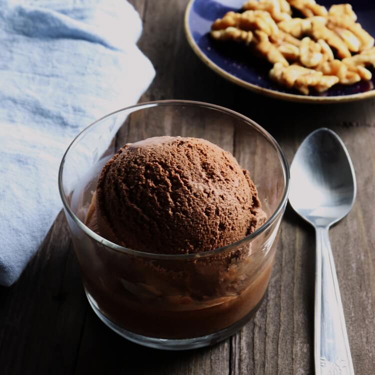 Domácí čokoládová zmrzlina, jednoduchý recept