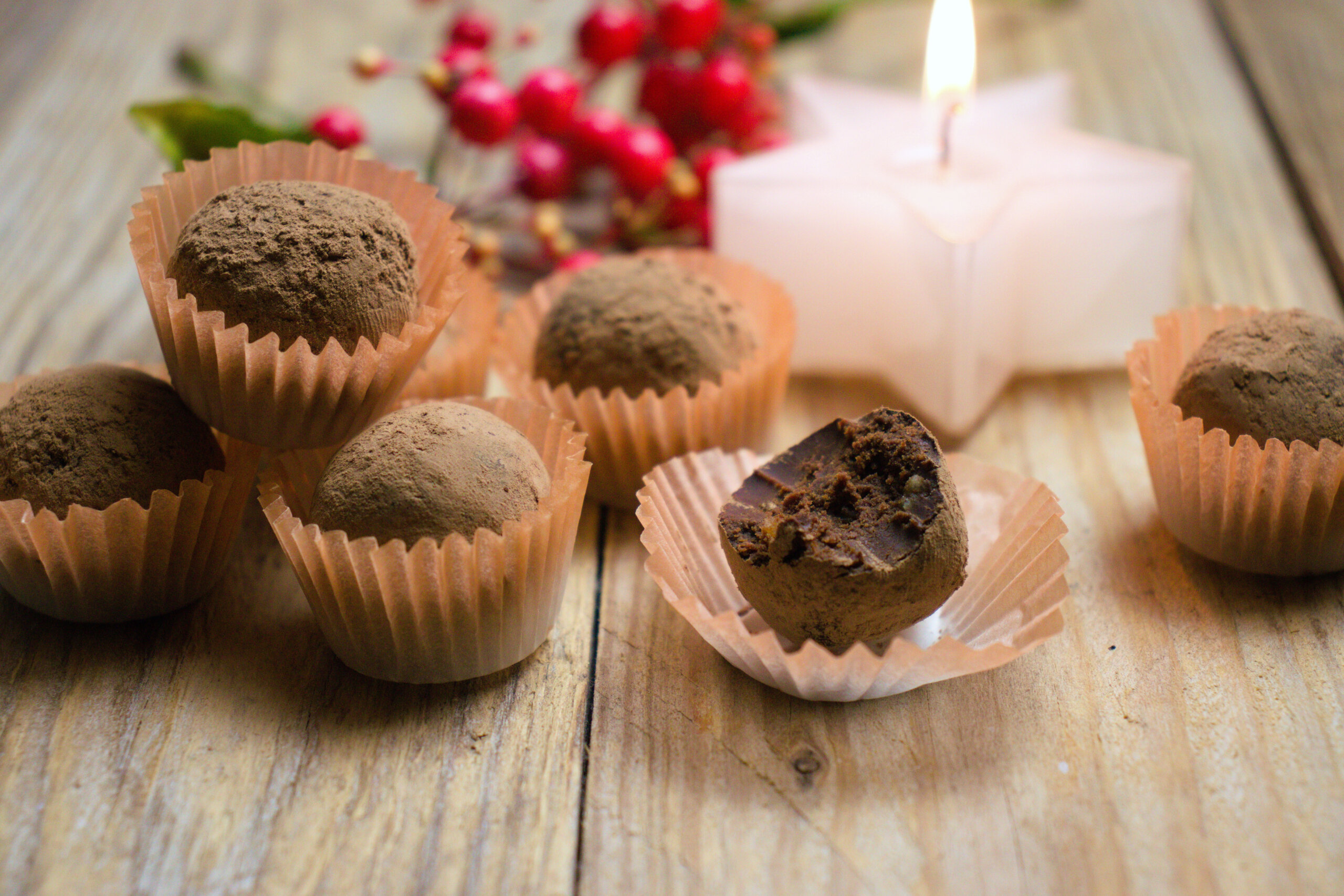 Recept na ty nejlepší čokoládové lanýže s pomerančem